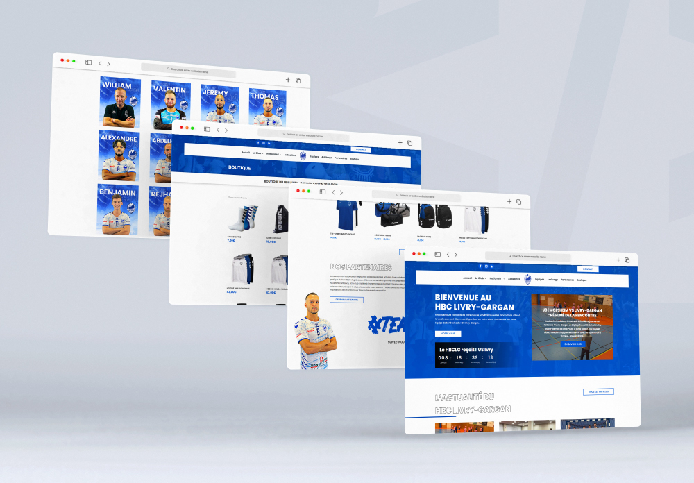 Création de site internet - Association sportive