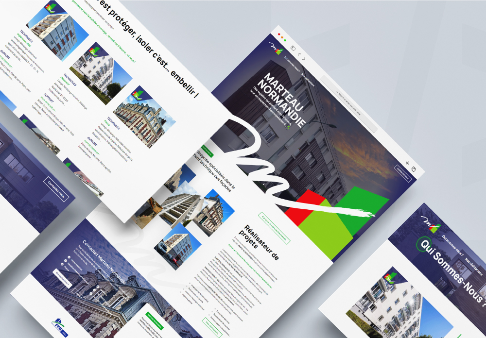 Création de site internet vitrine - Marteau Normandie
