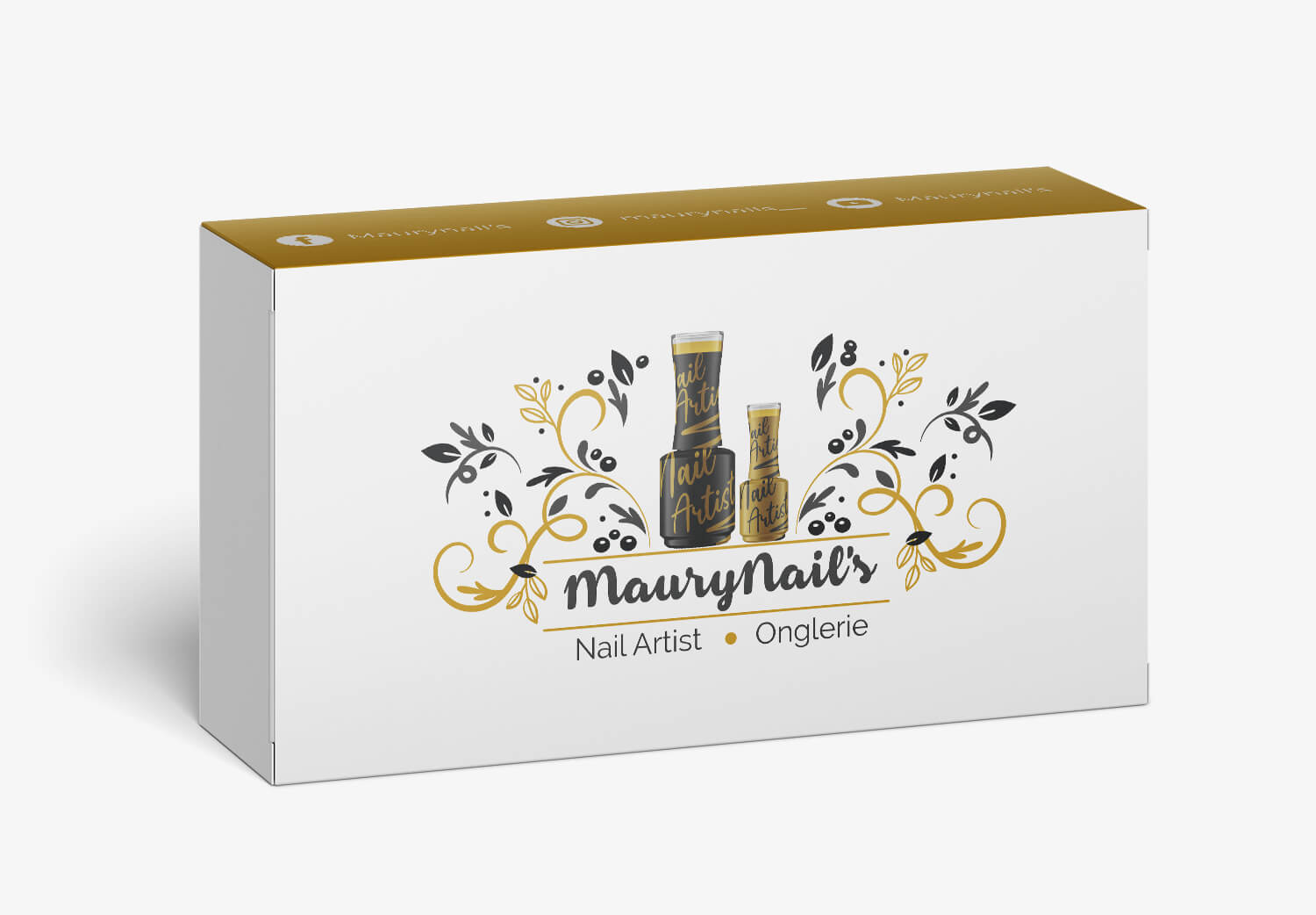 MauryNail's - Packaging création de boites